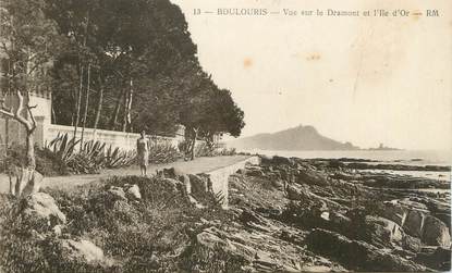 CPA FRANCE 83 " Boulouris, Vue sur le Dramont et l'Ile d'Or"