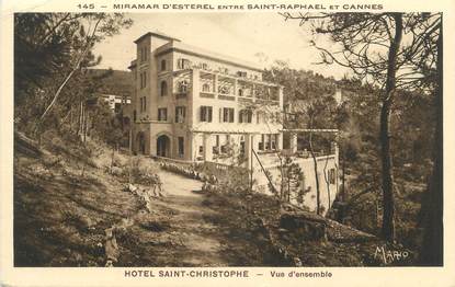 CPA FRANCE 83 " Miramar d'Estérel, Hôtel St Christophe"