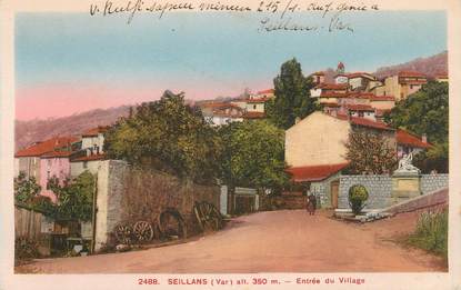 CPA FRANCE 83 "Seillans, Entrée du village"