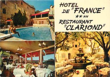 CPSM FRANCE 83 "Seillans, Hôtel de France, Restaurant Clariond"