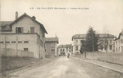 CPA FRANCE 74" Valleiry, Avenue de la Gare"