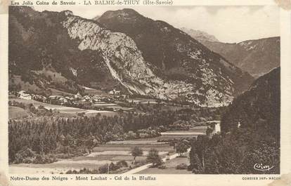 CPA FRANCE 74" La Balme de Thuy, Notre Dame des Neiges, Mont Lachat, Col de la Bluffaz"