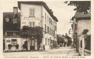 74 Haute Savoie CPA FRANCE 74 "St Julien en Genevois, Hôtel du Cheval Blanc et Route de Genève"