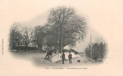 CPA FRANCE 74 "St Julien en Genevois, Promenade du Crêt"