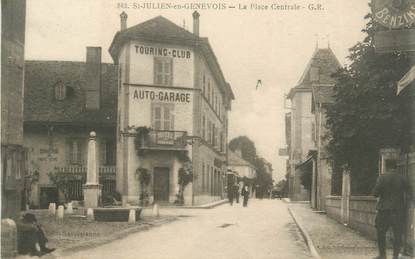 CPA FRANCE 74 "St Julien en Genevois, La place centrale"