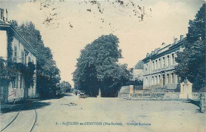 CPA FRANCE 74 "St Julien en Genevois, Le Groupe Scolaire"