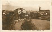 74 Haute Savoie CPA FRANCE 74 "St Julien en Genevois, L'église et l'Hôtel de Ville"