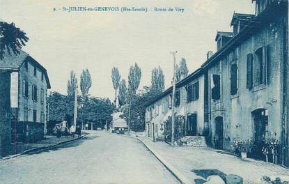 CPA FRANCE 74 "St Julien en Genevois, Route de Viry"