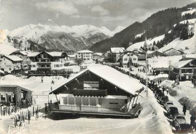 CPSM FRANCE 74 "Les Gets, Vue générale et Pointe des Nanteaux"