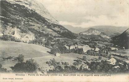 CPA FRANCE 74 "Mieussy, Pointe de Marcelly et Aiguille Verte"