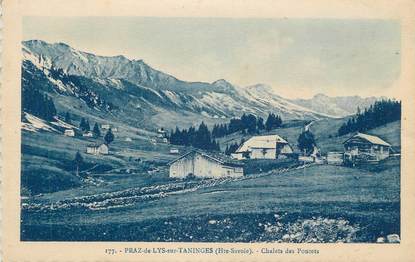 CPA FRANCE 74 " Praz de Lys sur Taninges, Chalets des Pontets"