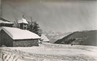 CPSM FRANCE 74 " Praz de Lys, La Chapelle St Jacques et St Christophe"