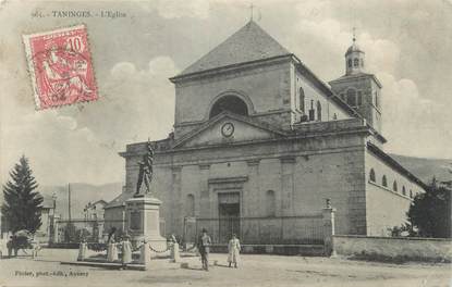 CPA FRANCE 74 " Taninges, L'église"