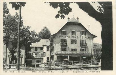 CPA FRANCE 74 " Taninges, Hôtel du Bras de Fer"