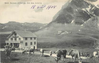 CPA FRANCE 74 " Le Col des Aravis"