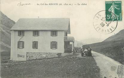 CPA FRANCE 74 " Le Col des Aravis, Le chalet"