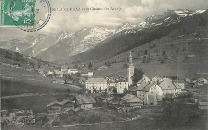 CPA FRANCE 74 " La Clusaz, La Chaîne des Aravis"