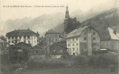 CPA FRANCE 74 " La Clusaz, La Chaîne des Aravis"