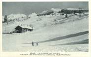 74 Haute Savoie CPA FRANCE 74 " La Clusaz, Vue sur les Aravis et la ligne du télé-traineau"