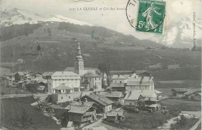 CPA FRANCE 74 " La Clusaz, Le Col des Aravis"