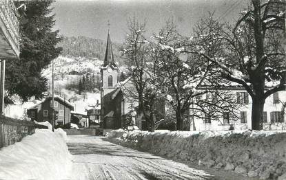 CPSM FRANCE 74 " St Jean de Sixt , L'église"