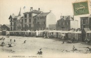 14 Calvado / CPA FRANCE 14 "Courseulles, les cabines"