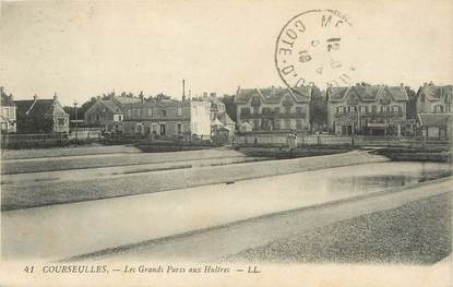 / CPA FRANCE 14 "Courseulles, les grands parcs aux huitres"