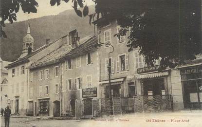 CPA FRANCE 74 " Thônes, Place Avet"