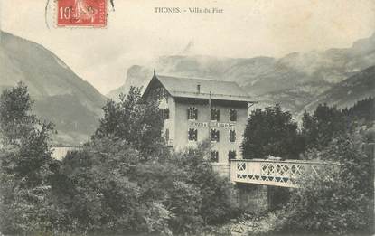 CPA FRANCE 74 " Thônes, Villa du Fier"