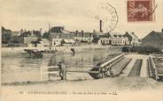 14 Calvado / CPA FRANCE 14 "Courseulles sur mer, un coin du port et le pont"