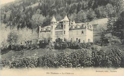 CPA FRANCE 74 " Thônes, Le Château"