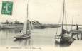 / CPA FRANCE 14 "Courseulles, vue sur le bassin" / BATEAU