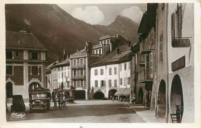 CPSM FRANCE 74 " Thônes, Place de la Poste"