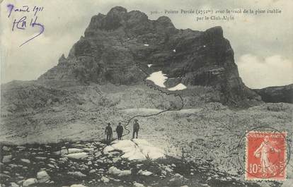 CPA FRANCE 74 " Le Grand Bornand, La Pointe Percée " / ALPINISME