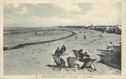 / CPA FRANCE 14 "Courseulles sur Mer, la plage"