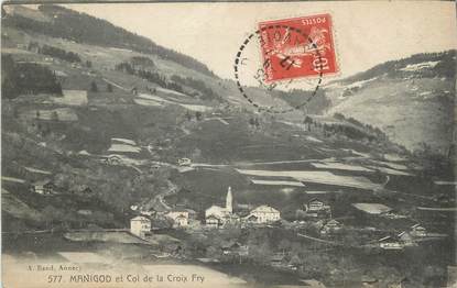 CPA FRANCE 74 " Manigod, Le Col de la Croix Fry"