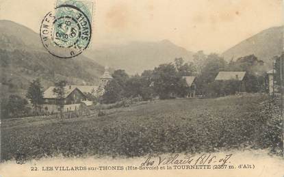 CPA FRANCE 74 " Les Villards sur Thônes, La Tournette"