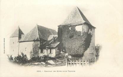 CPA FRANCE 74 " Rives sous Thonon, Le château"