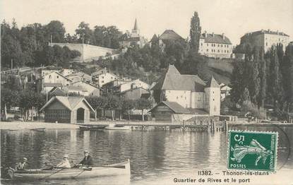 CPA FRANCE 74 " Rives sous Thonon, Le Port"