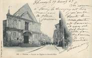 74 Haute Savoie CPA FRANCE 74 " Thonon les Bains, L'église et la grande rue"