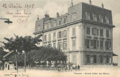 CPA FRANCE 74 "Thonon les Bains, Le Grand Hôtel des Bains"