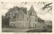 37 Indre Et Loire / CPA FRANCE 37 "Hommes, château de Bel Air"