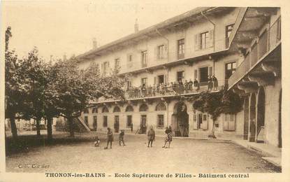 CPA FRANCE 74 "Thonon les Bains, Ecole Supérieure de Filles "