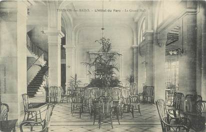 CPA FRANCE 74 "Thonon les Bains, Le grand hall de l'Hôtel du Parc"