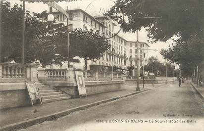 CPA FRANCE 74 "Thonon les Bains, Le Nouvel Hôtel des Bains"