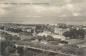 74 Haute Savoie CPA FRANCE 74 "Thonon les Bains, Vue générale , la gare et le collège"