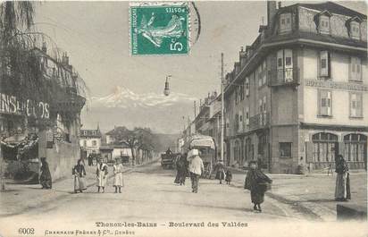 CPA FRANCE 74 "Thonon les Bains, Boulevard des Vallées"
