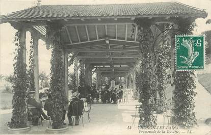 CPA FRANCE 74 "Thonon les Bains, Promenade de la Buvette"