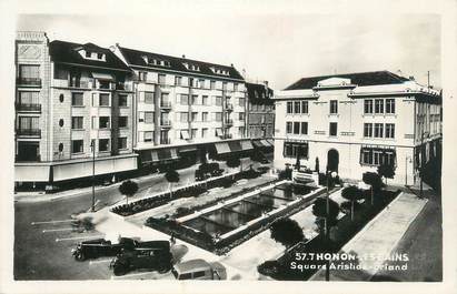 CPSM FRANCE 74 "Thonon les Bains, Square Aristide Briand"