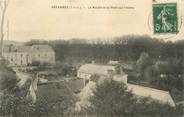 37 Indre Et Loire / CPA FRANCE 37 "Artannes, le moulin et le pont sur l'indre"